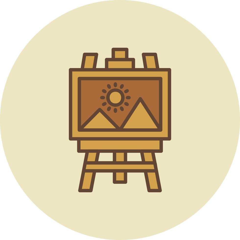 Canvas Creative Icon Design vector