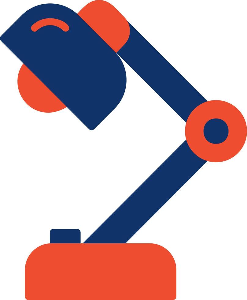 Desk Lamp Creative Icon Design vector
