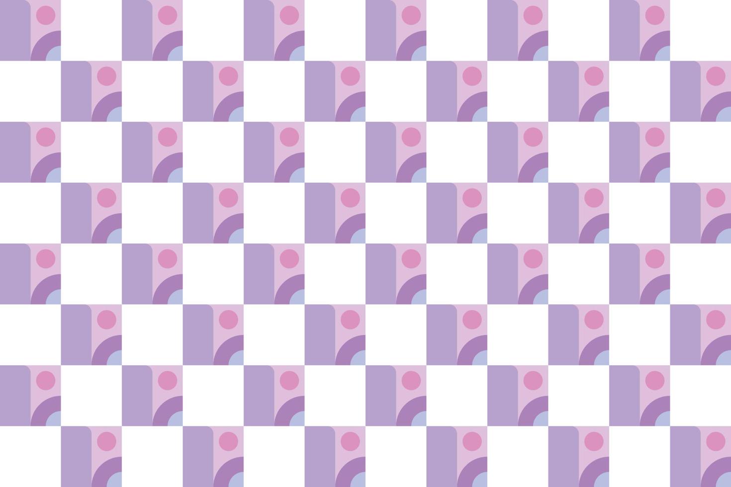 Checkered Pattern Vector Art is surrounded on all four sides by a checker of a different colour.