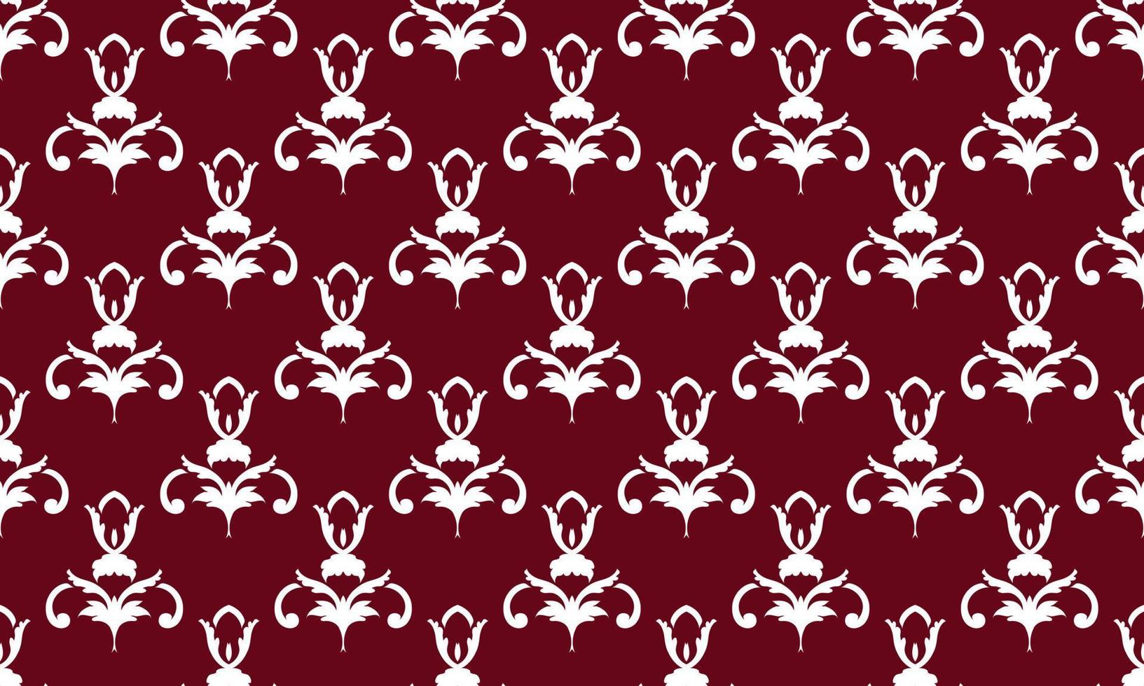 Damask Fleur de Lis pattern vector seamless background wallpaper