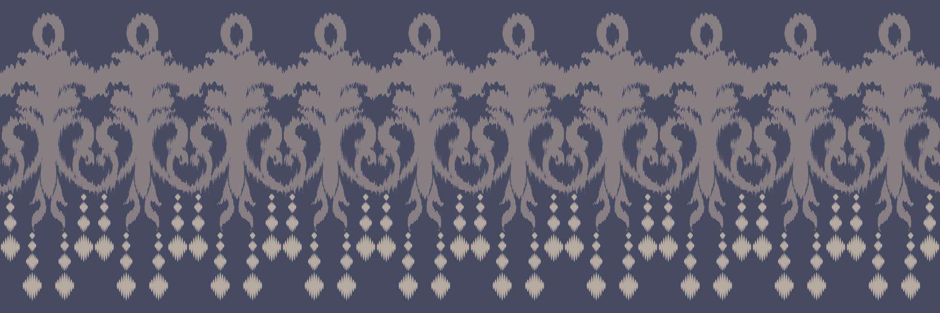 ikat floral tribal cruz de patrones sin fisuras. étnico geométrico ikkat batik vector digital diseño textil para estampados tela sari mughal cepillo símbolo franjas textura kurti kurtis kurtas