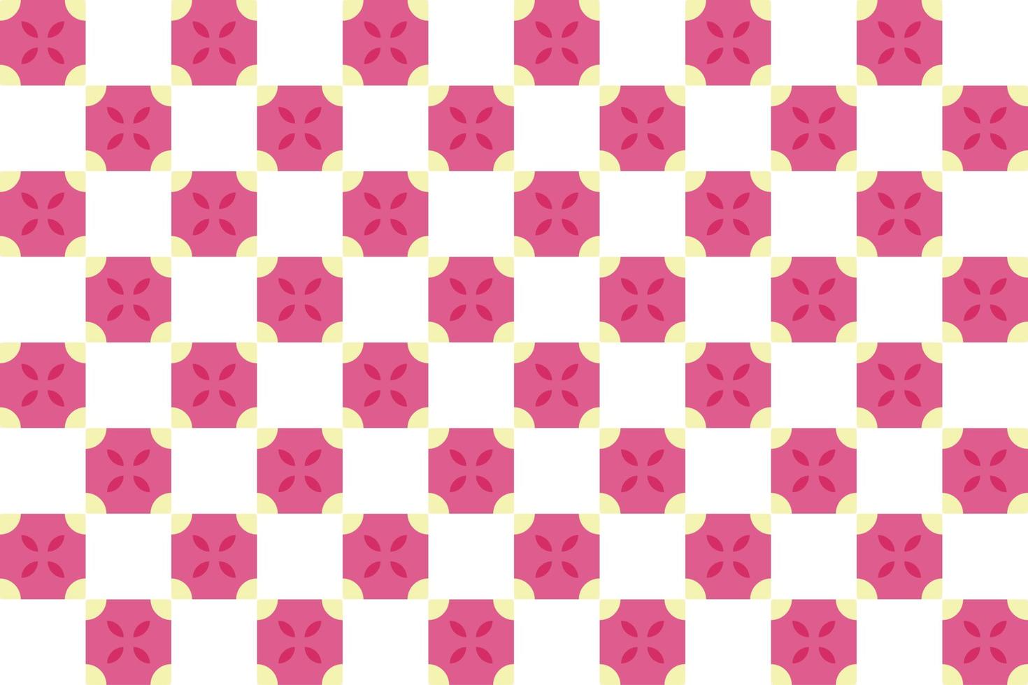 Beautiful Checkered pattern background is surrounded on all four sides by a checker of a different colour. vector