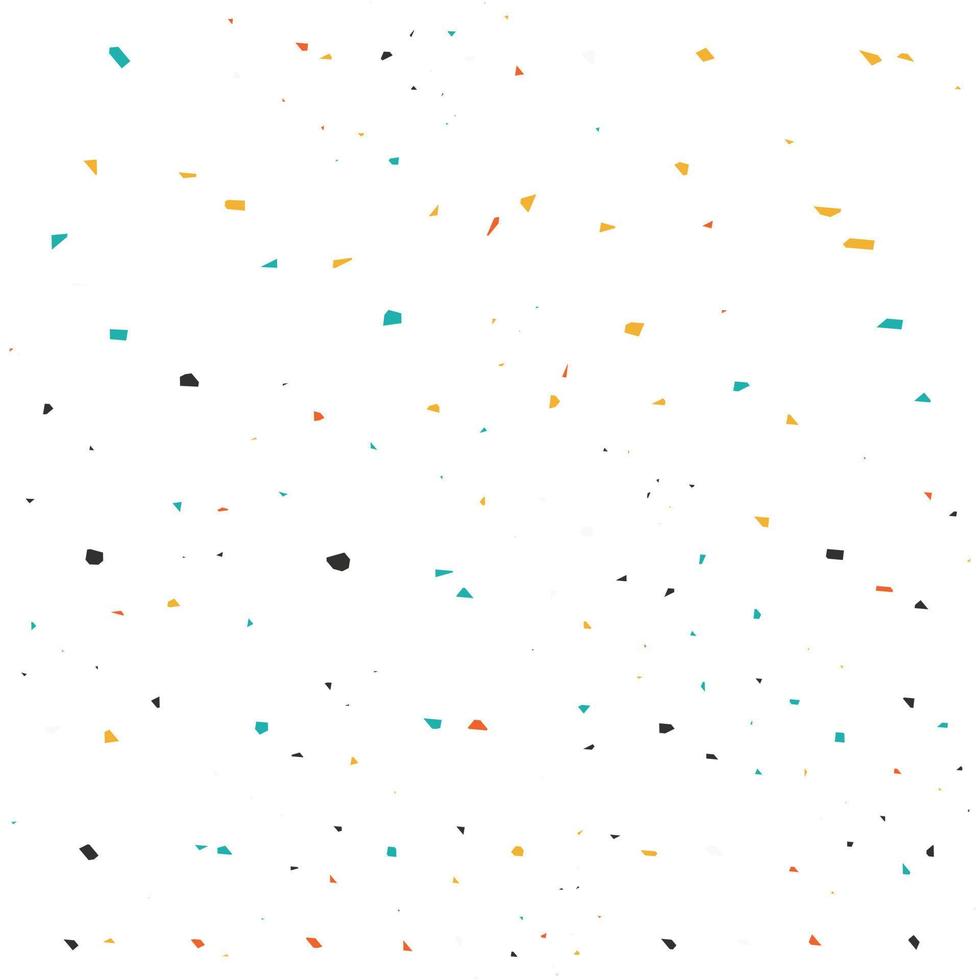 terrazzo pattern vector in bright primary colors with abstract mosaic stone shapes. Retro terrazo minimalist art background ideal for print, fashion or trendy design project.