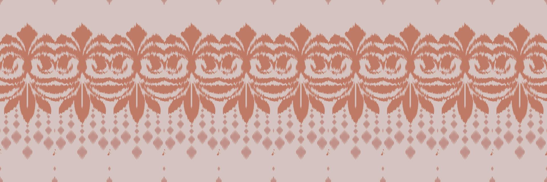 patrón sin costuras de chevron tribal de borde ikat. étnico geométrico ikkat batik vector digital diseño textil para estampados tela sari mughal cepillo símbolo franjas textura kurti kurtis kurtas