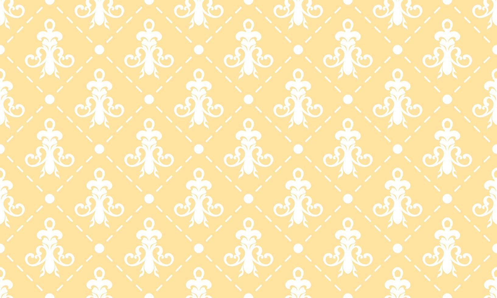 patrón de flor de lis de damasco vector de origen papel tapiz de fondo transparente patrón de flor de lis diseño de textura digital batik escandinavo para imprimir borde de sari de tela imprimible.