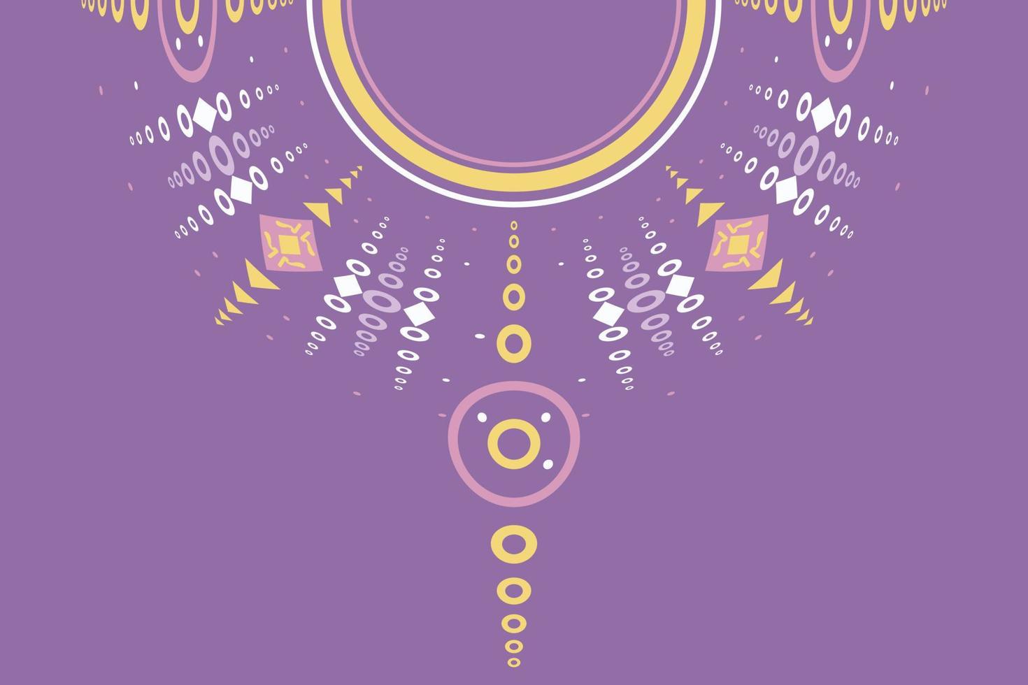 Modern Kurti Neck Design Vector Motif Simple Palestinian embroidery patterns Aztec style embroidery abstract Modern Kurti Neck . design for texture, fabric, and  wearing saree.