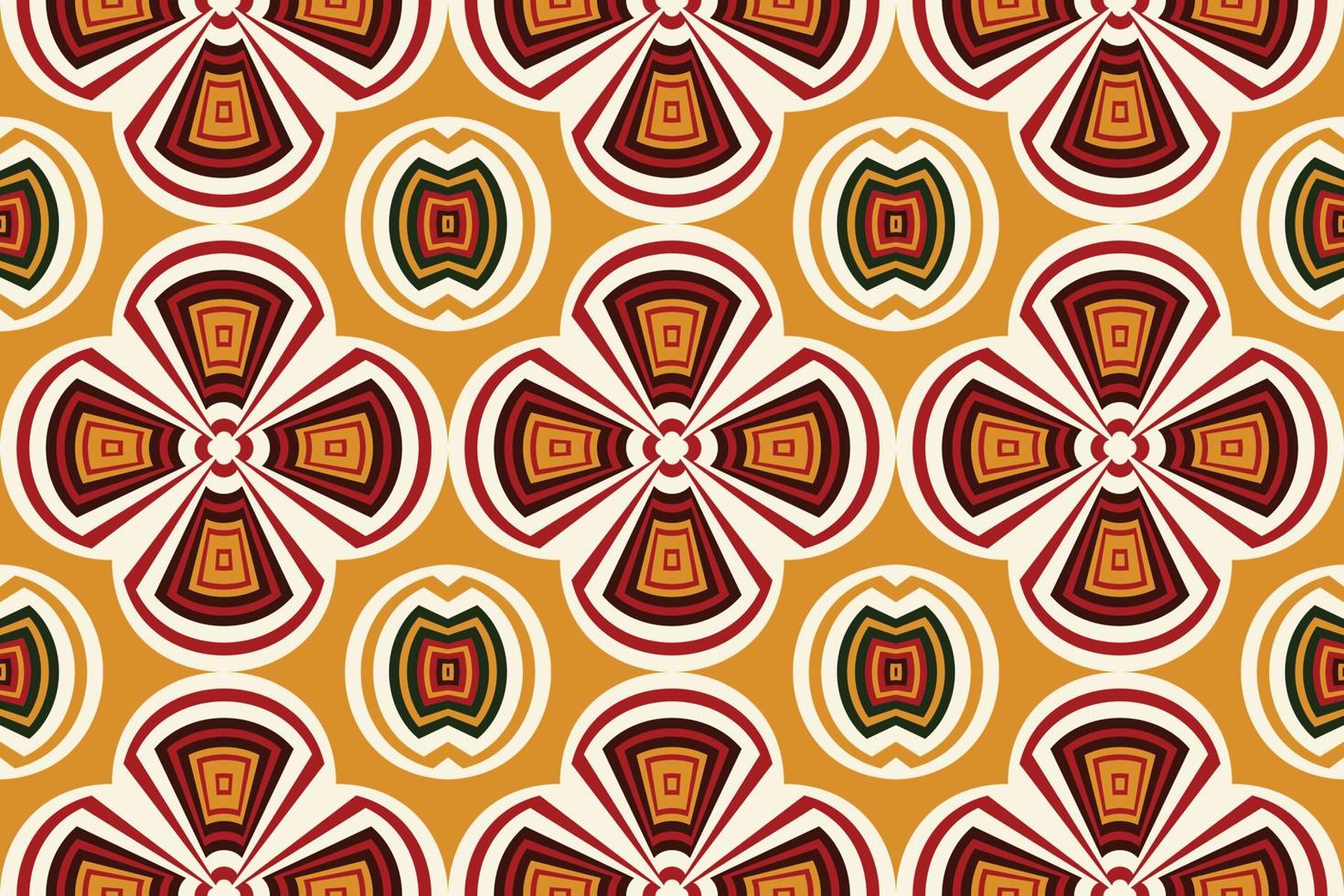 Kente Cloth African Textile Ethnic Seamless Traditional ethnic oriental design for the background. Folk embroidery, Indian, Scandinavian, Gypsy, Mexican, African rug, wallpaper. vector