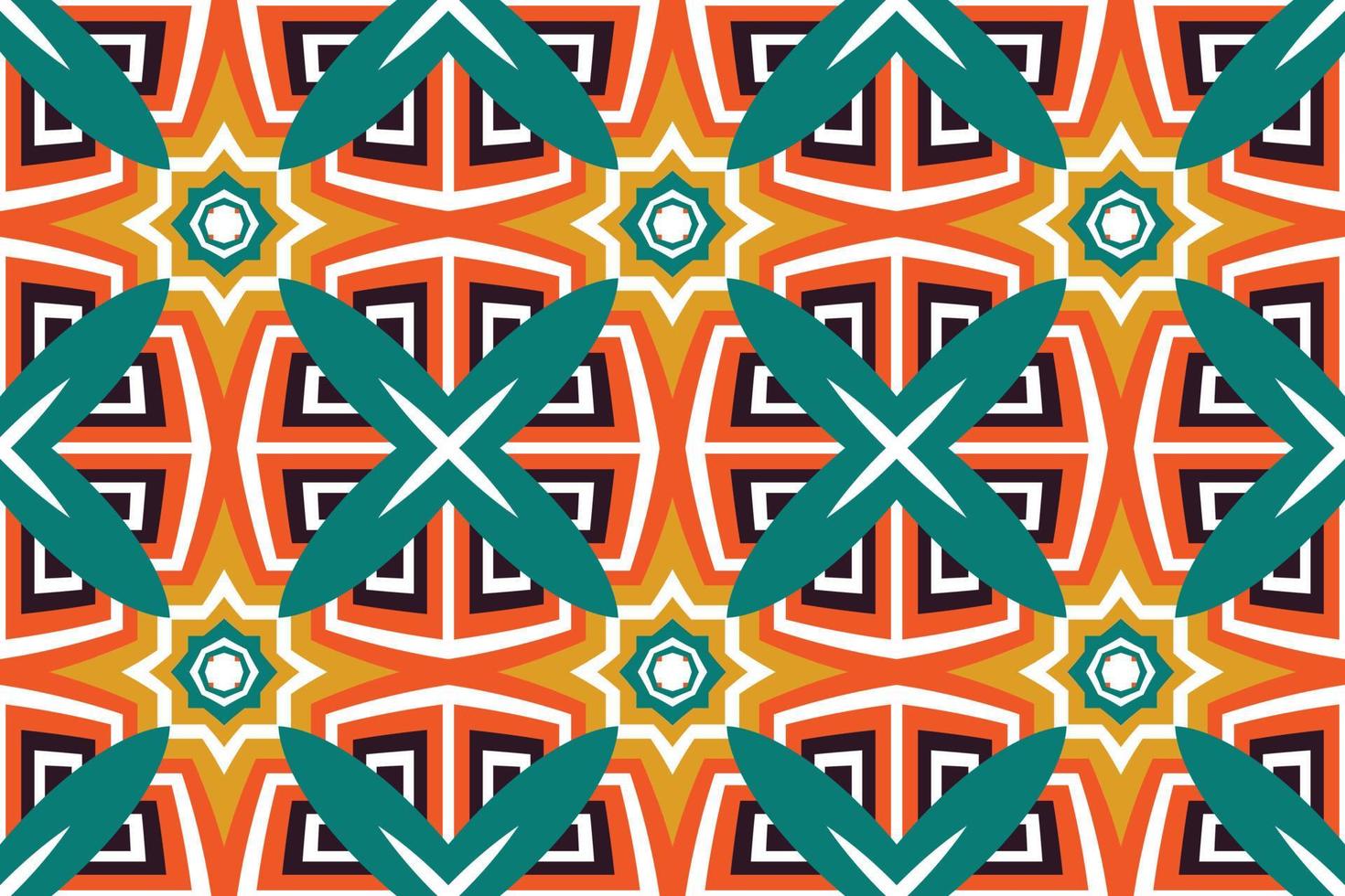 Kente Cloth African Fabric Vector Seamless Pattern Kente Digital Paper African Kente Cloth Woven Fabric Print