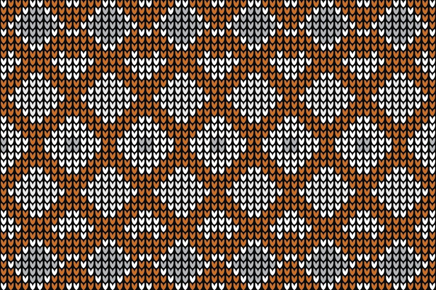 knitting pattern Texture of crocheted fabric. vector