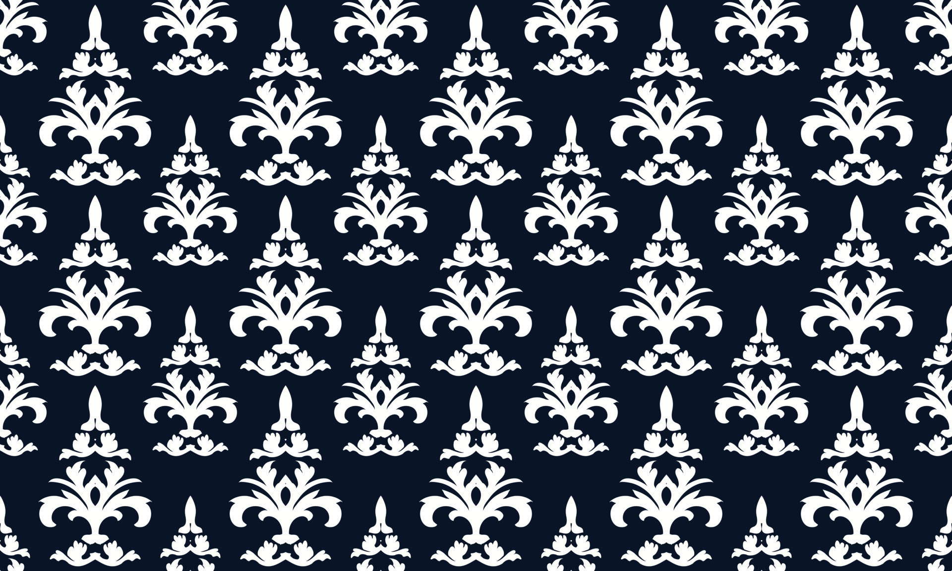 Damask Fleur de Lis vector seamless pattern background wallpaper Fleur