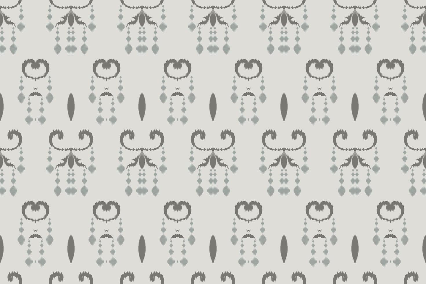 Ikkat or ikat frame batik textile seamless pattern digital vector design for Print saree Kurti Borneo Fabric border brush symbols swatches designer