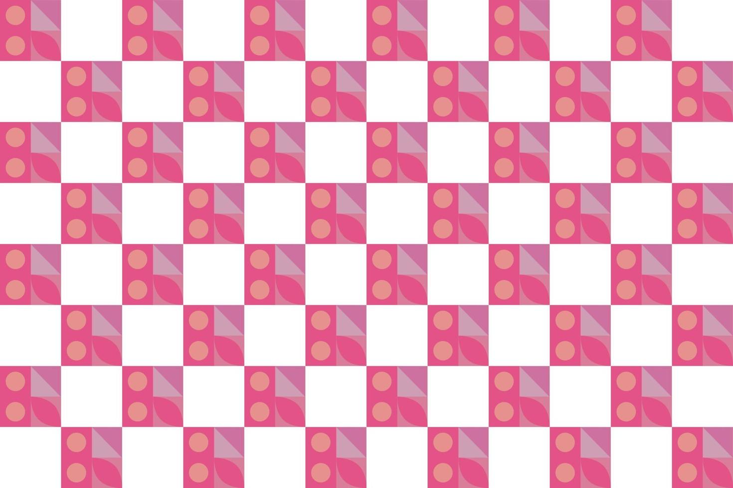 Modern Checker Pattern Fabric is a pattern of modified stripes consisting of crossed horizontal and vertical lines which form squares. vector