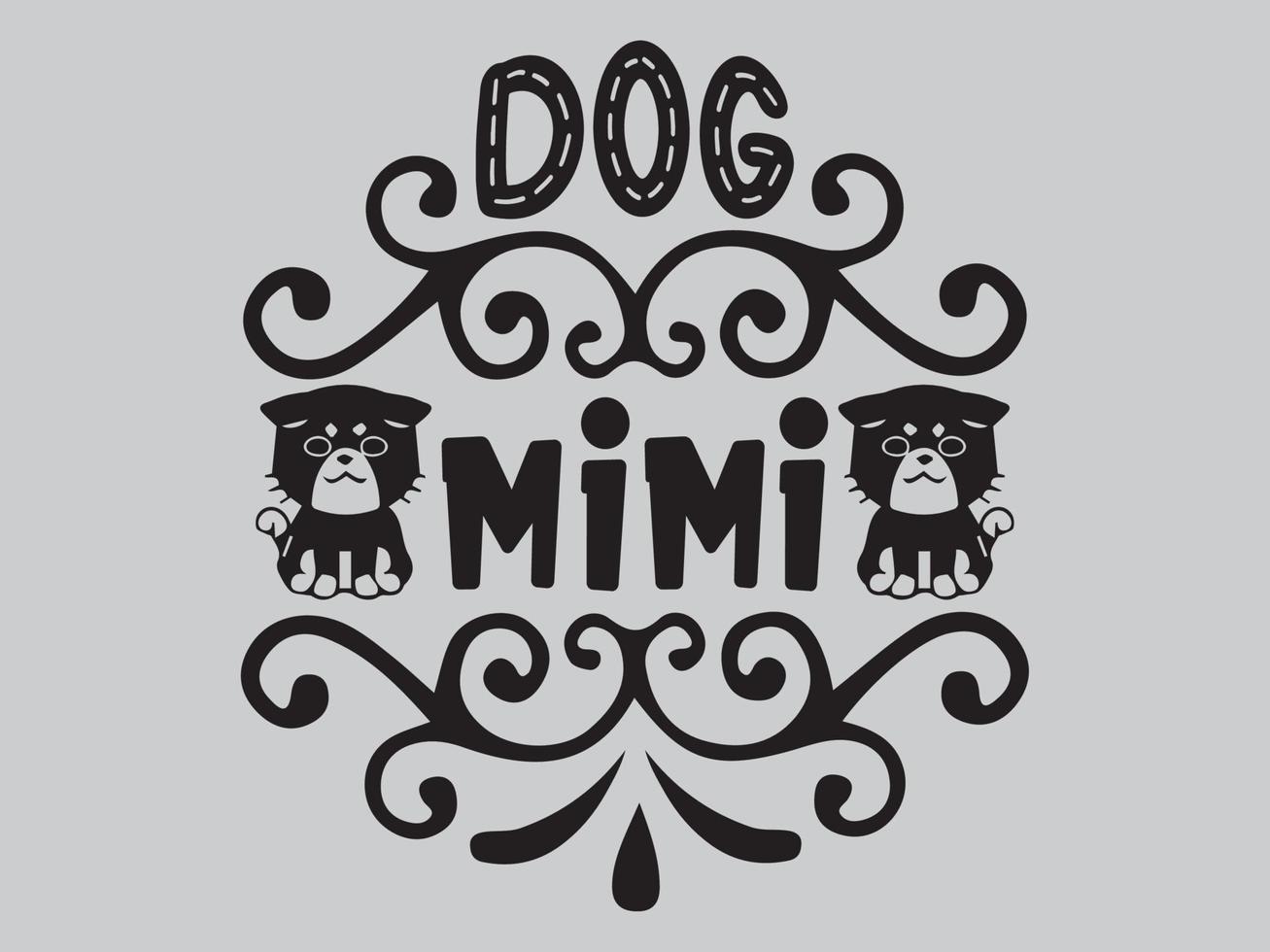 Dog T Shirt Design File vector