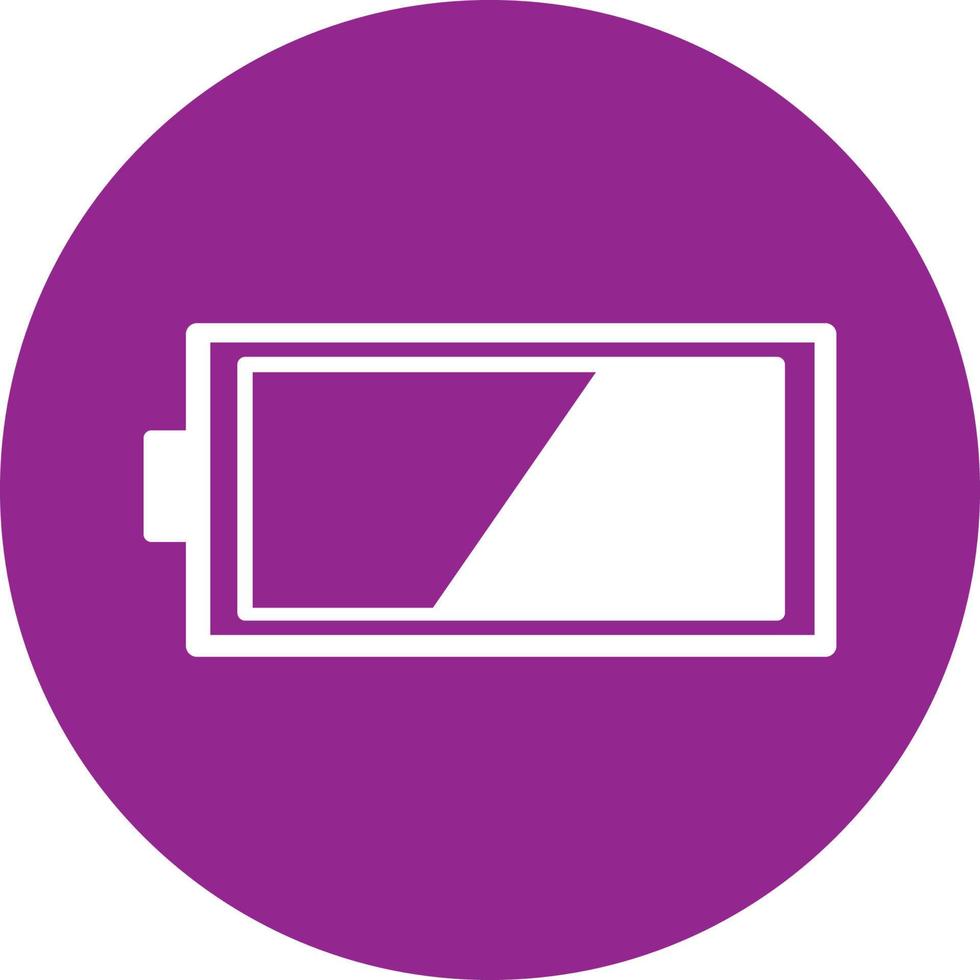 Battery Glyph Icon vector