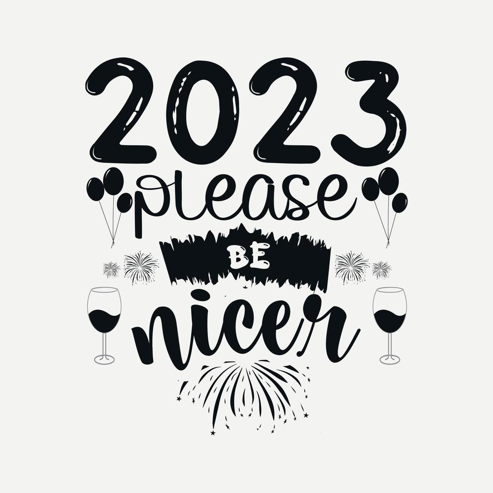 Happy new year SVG design, Happy new year quotes, new year typography t-shirt design typography for t shirt, poster, sticker and card vector