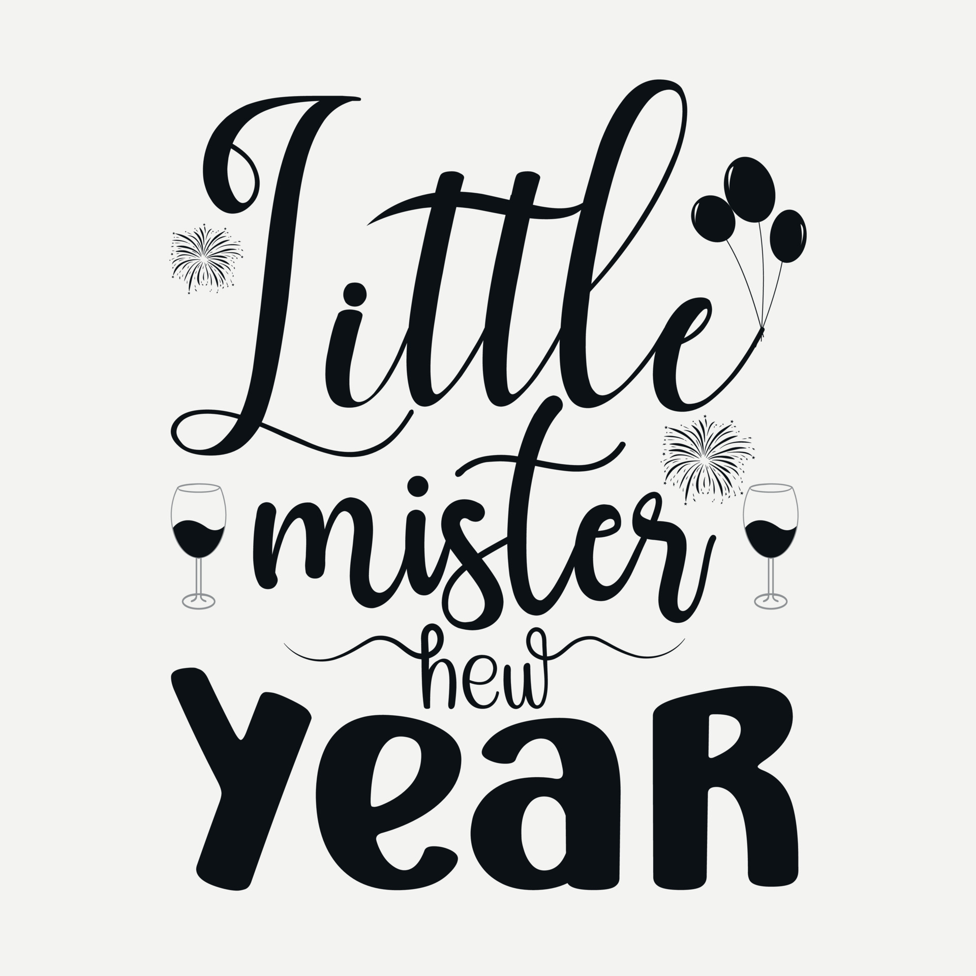 Happy new year SVG design, Happy new year quotes, new year typography tshirt design typography