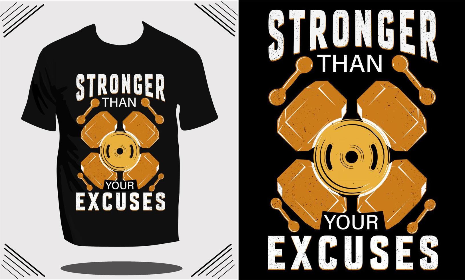 Gym Fitness T shirt design or vector