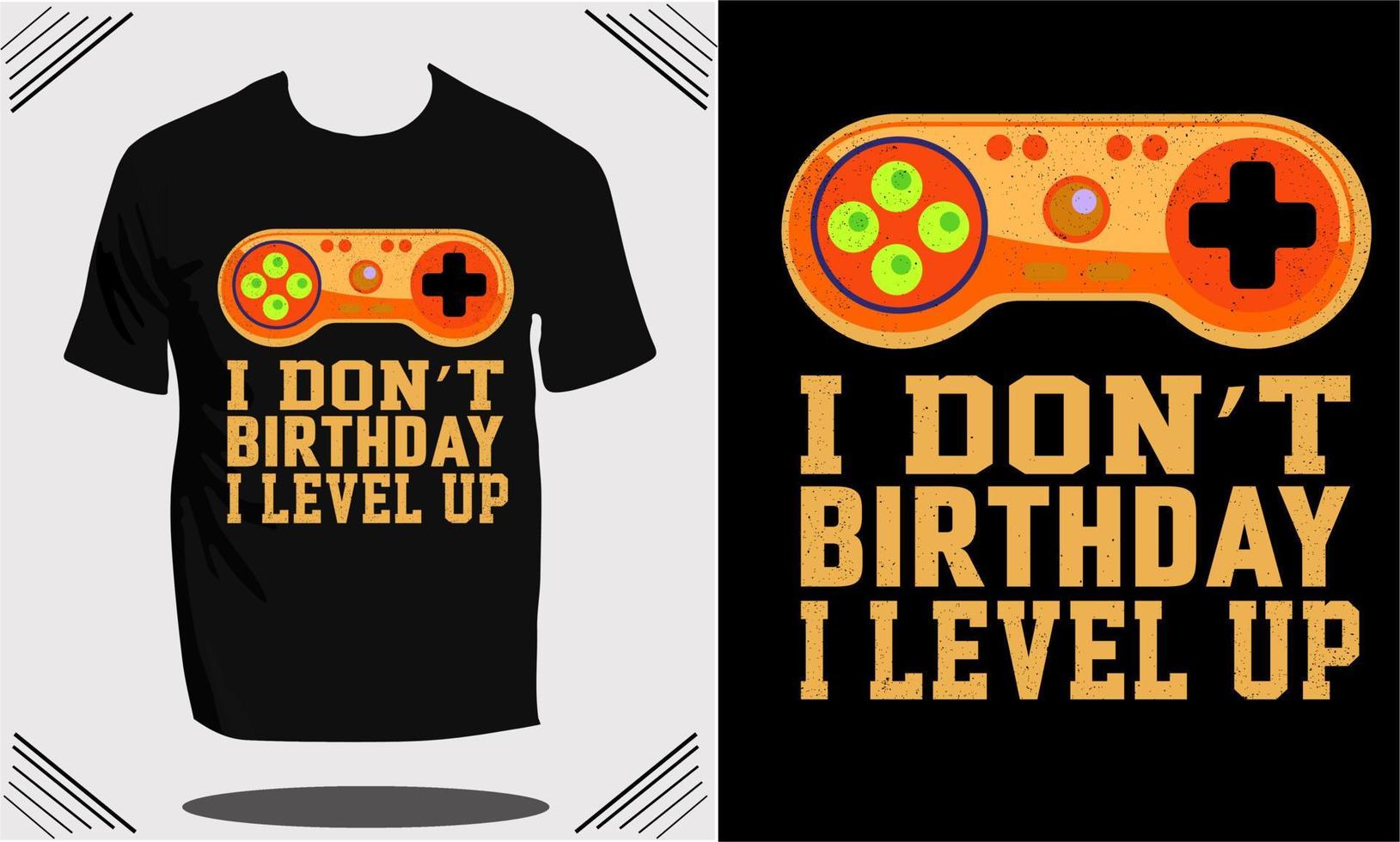 Print ready gaming t shirt design or vector