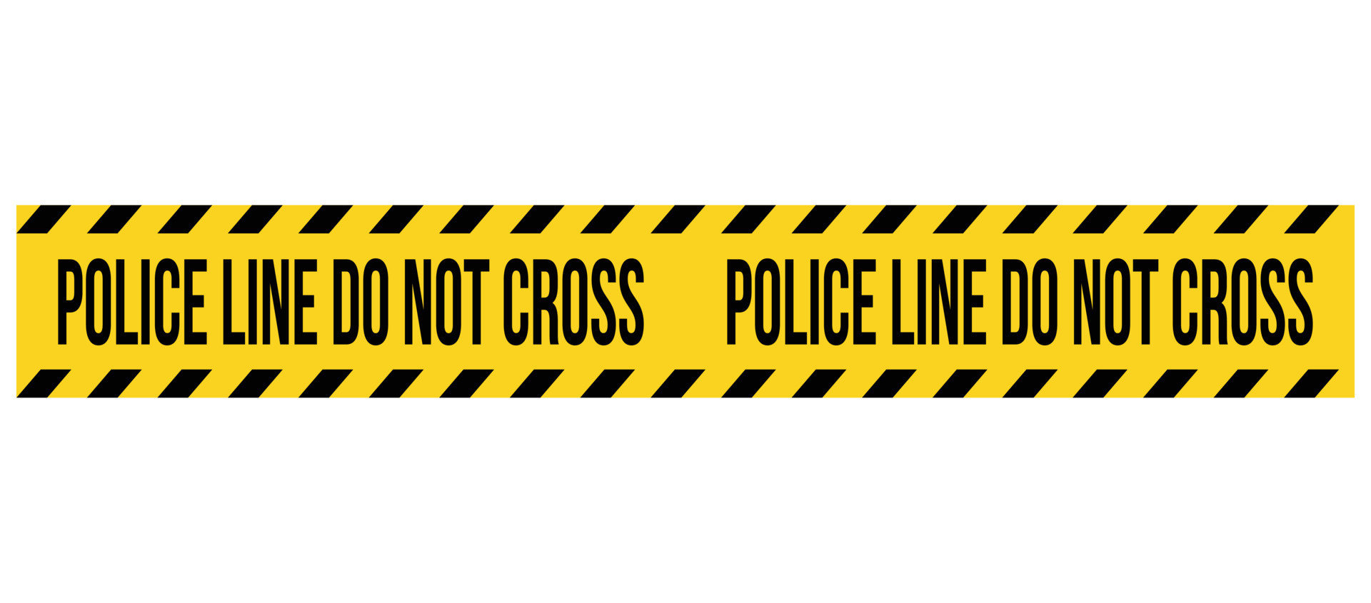 Police line do not cross. Barrier tape. Crime scene border. Safety type ...