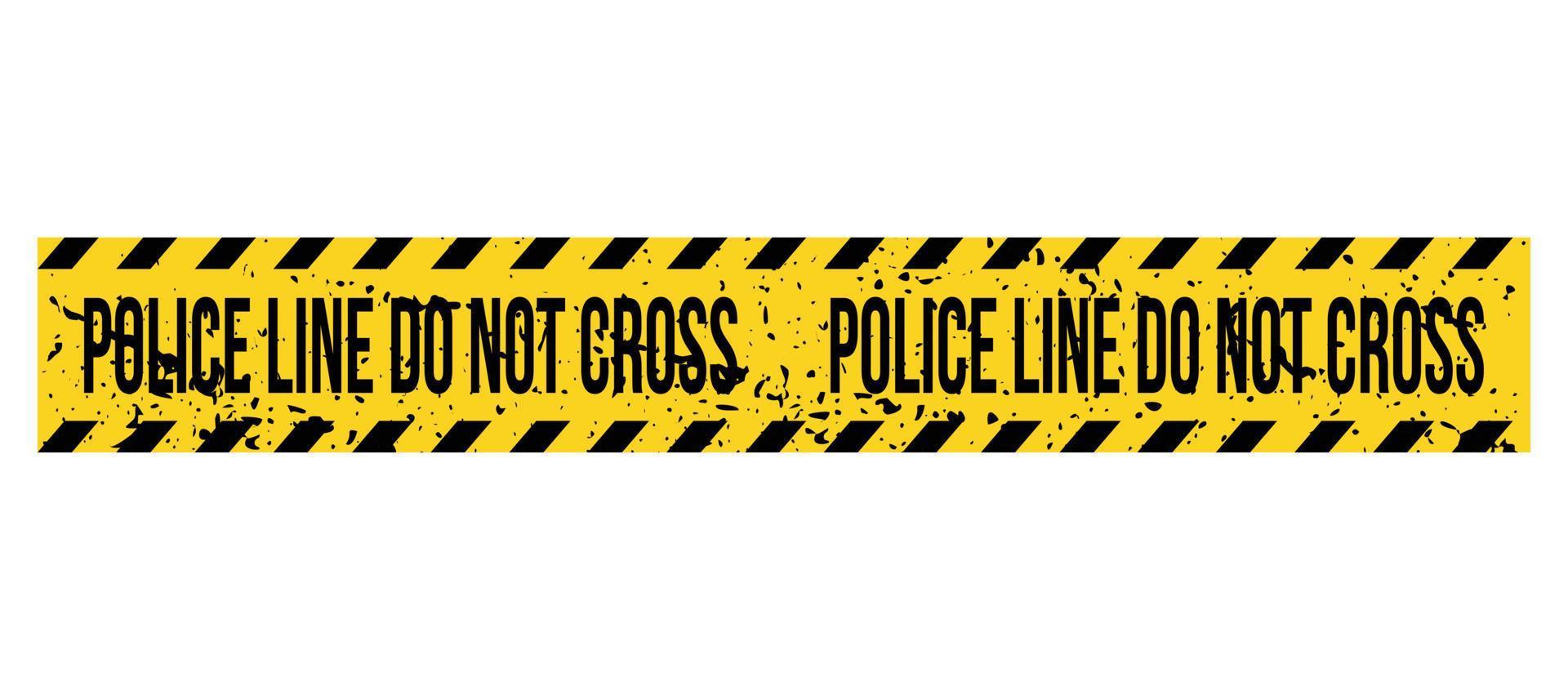 Police line do not cross. Barrier tape. Crime scene border. Safety