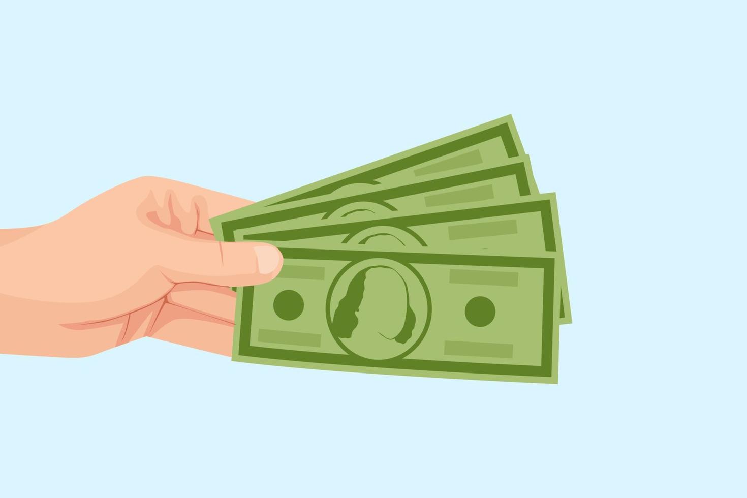 Financial transactions with white background vector