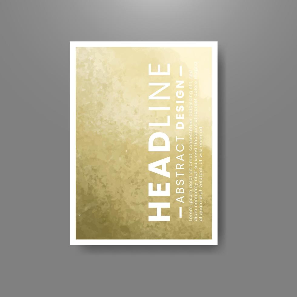 Cards with watercolor background. Design for your cover, date, postcard, banner, logo. vector