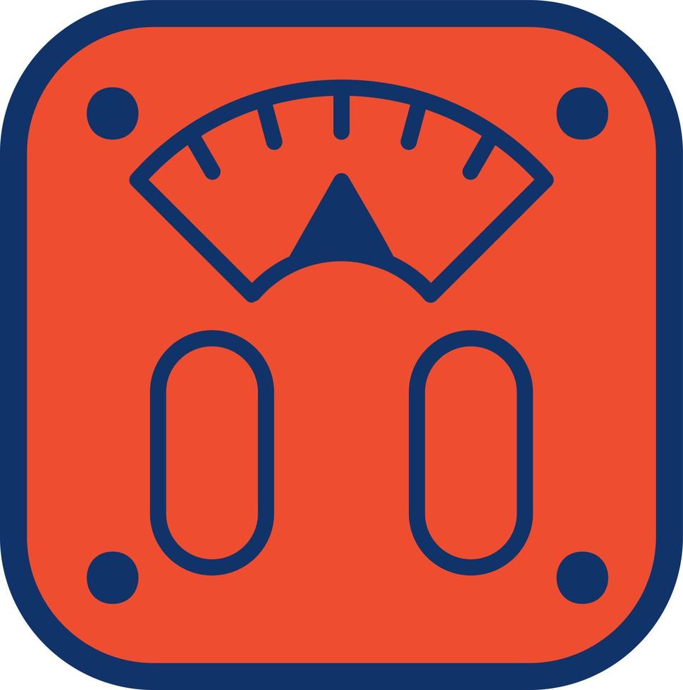 Body Scale Creative Icon Design vector