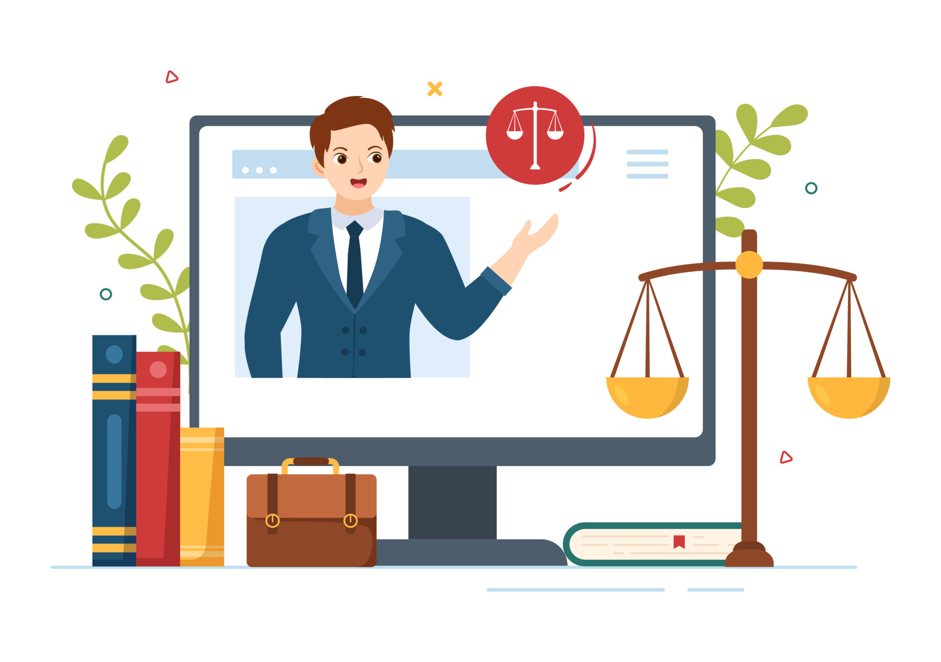 servicios de bufete de abogados con justicia, asesoramiento legal