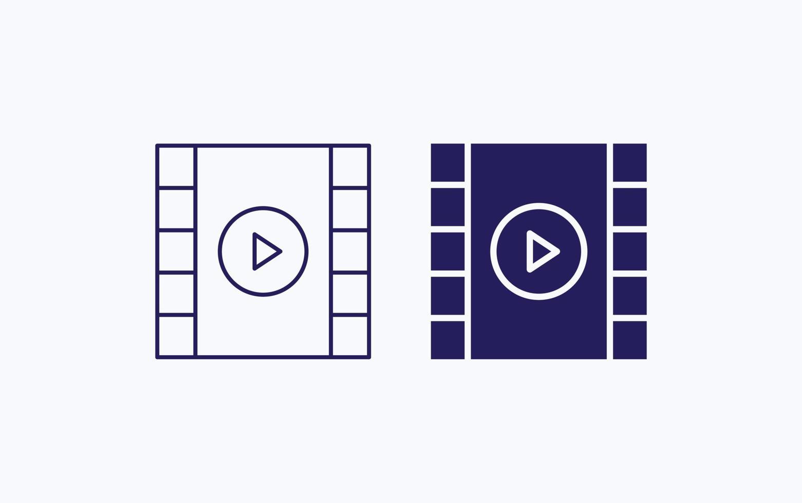 Movie Reel illustration icon vector