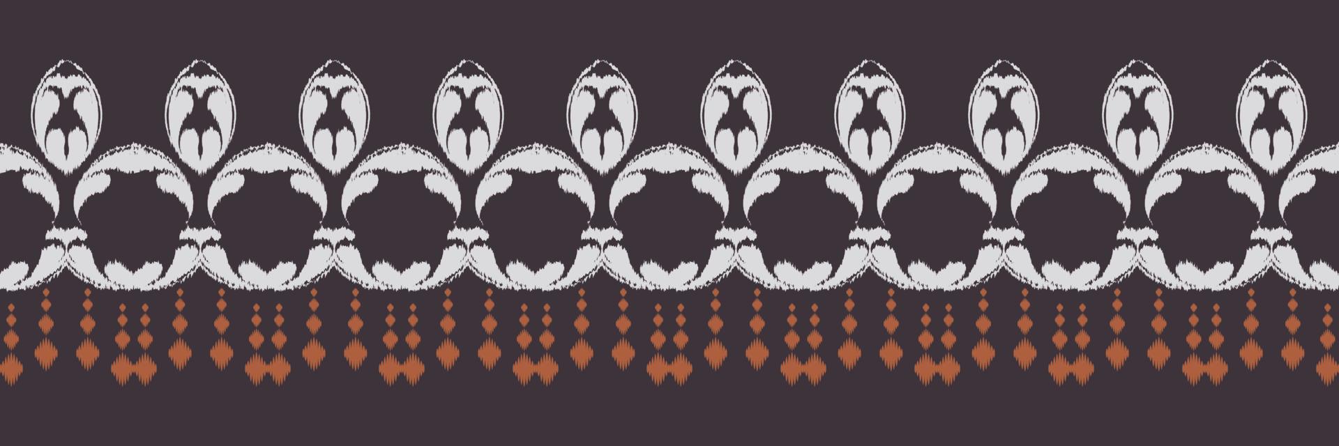 Ikat fabric tribal chevron Seamless Pattern. Ethnic Geometric Ikkat Batik Digital vector textile Design for Prints Fabric saree Mughal brush symbol Swaths texture Kurti Kurtis Kurtas