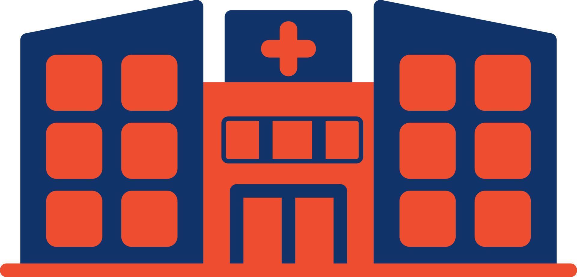 diseño de icono creativo de hospital vector