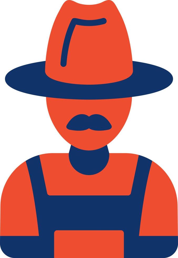 Farmer Creative Icon Design vector