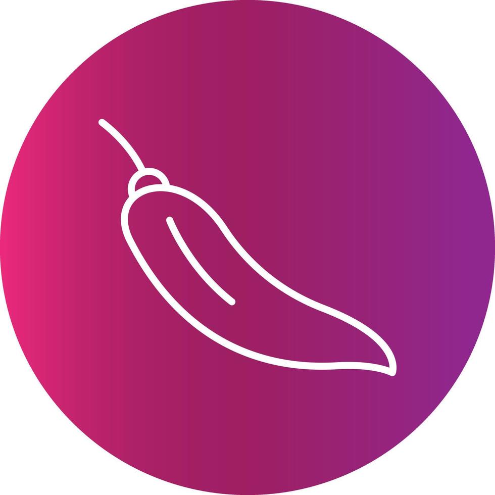 Chilli  Creative Icon vector