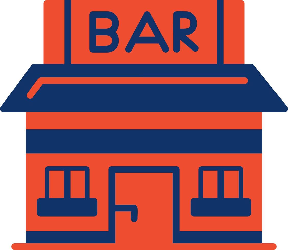 Bar Creative Icon Design vector