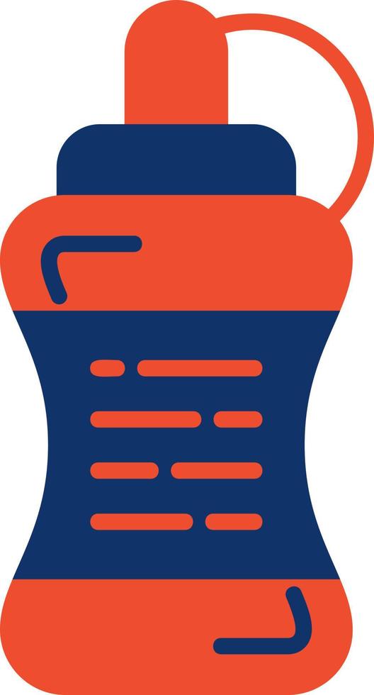 Water Bottle Creative Icon Design vector
