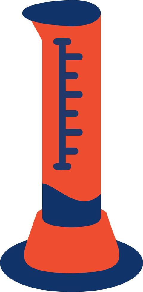 Graduated Cylinder Creative Icon Design vector