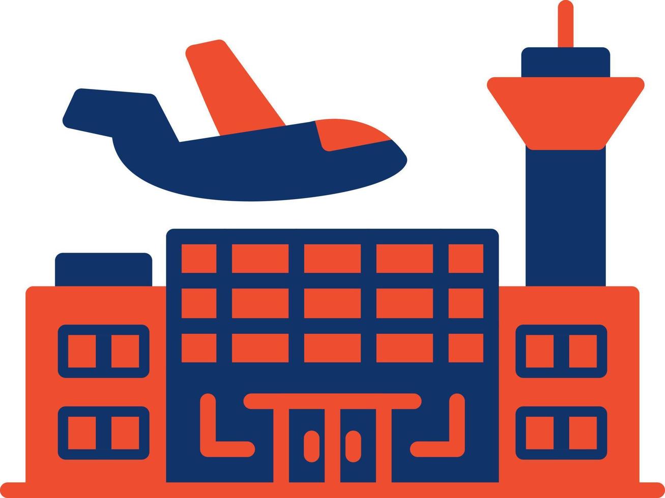 Airport Creative Icon Design vector