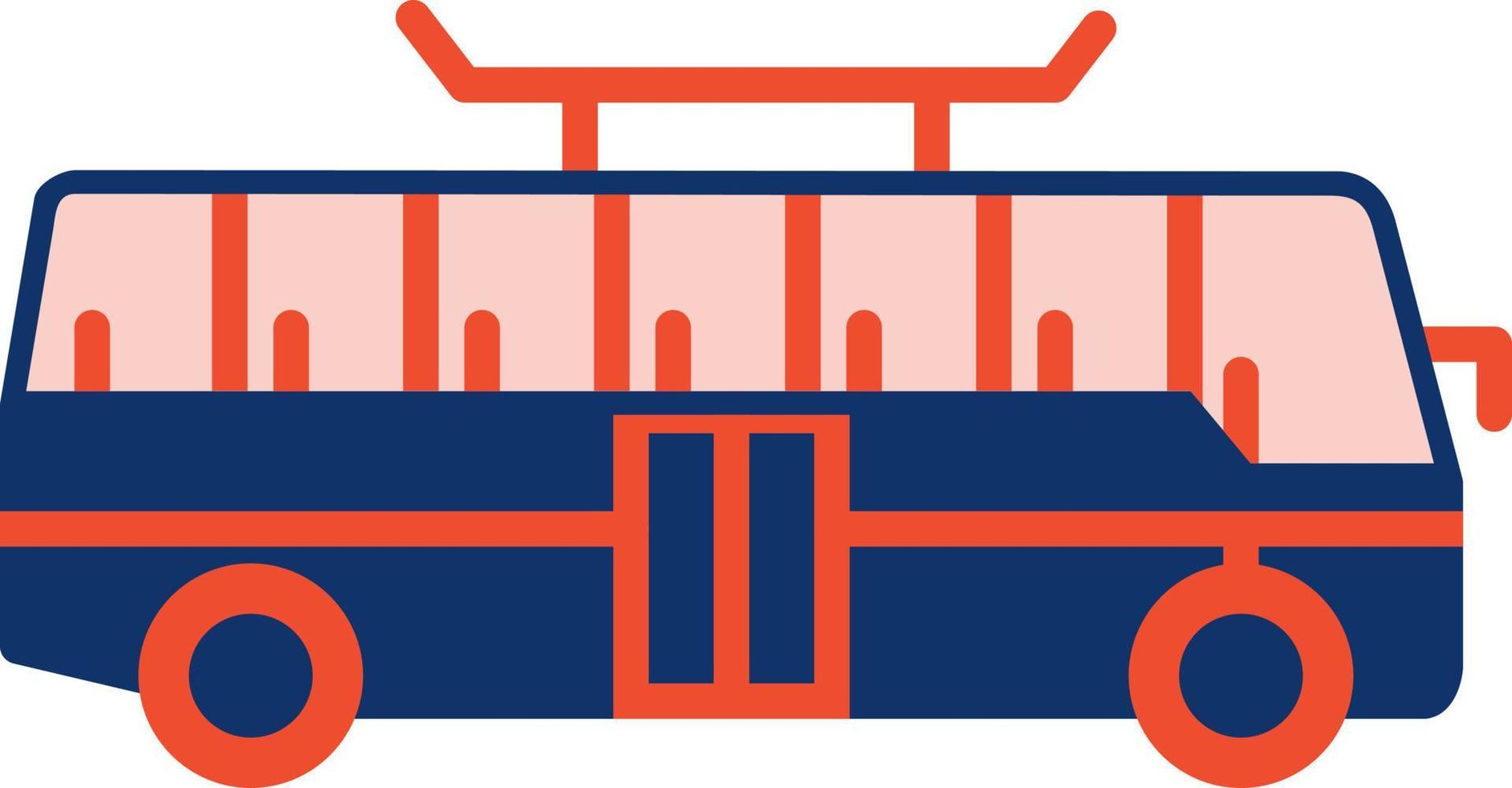 Bus Creative Icon Design vector