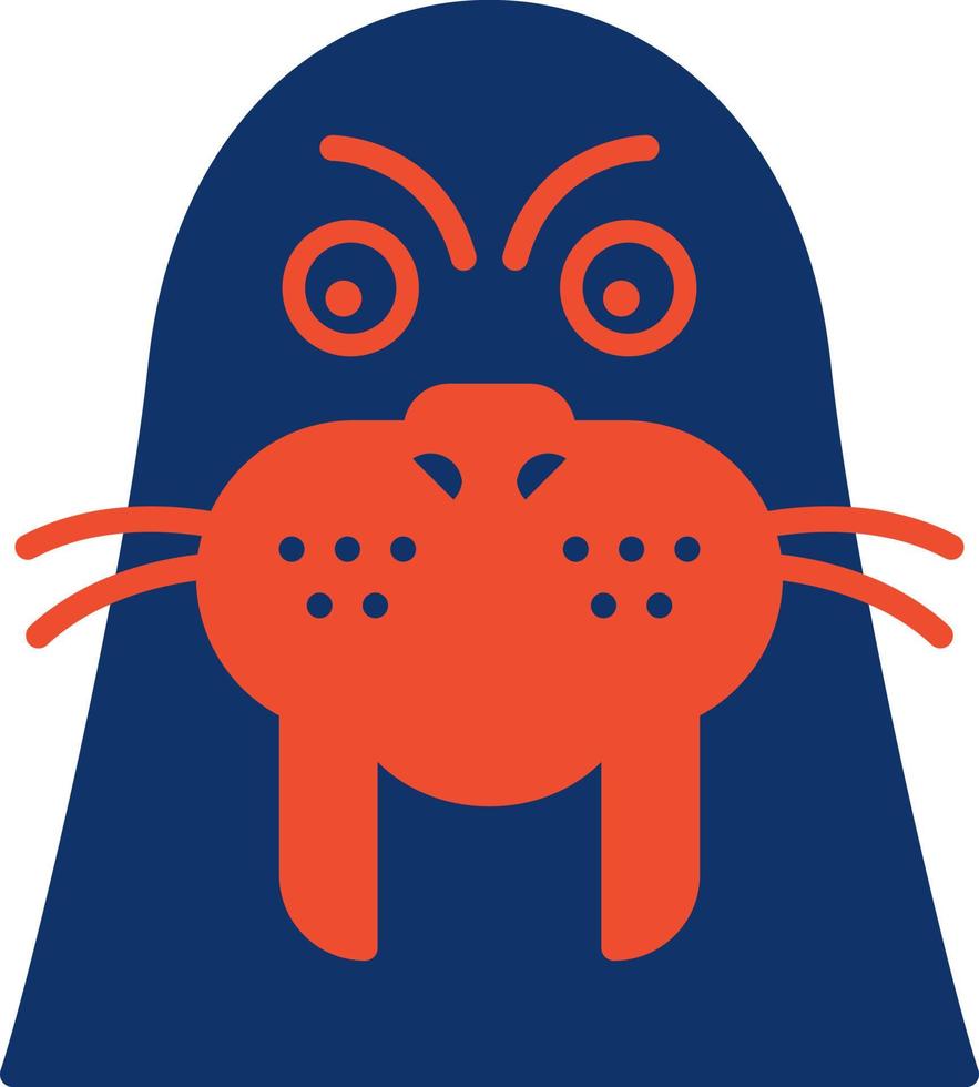Walrus Creative Icon Design vector