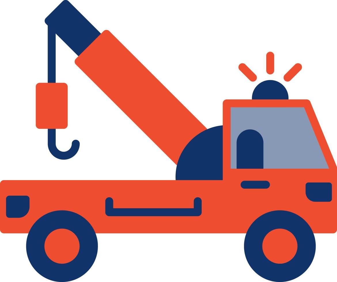 Tow Truck Creative Icon Design vector