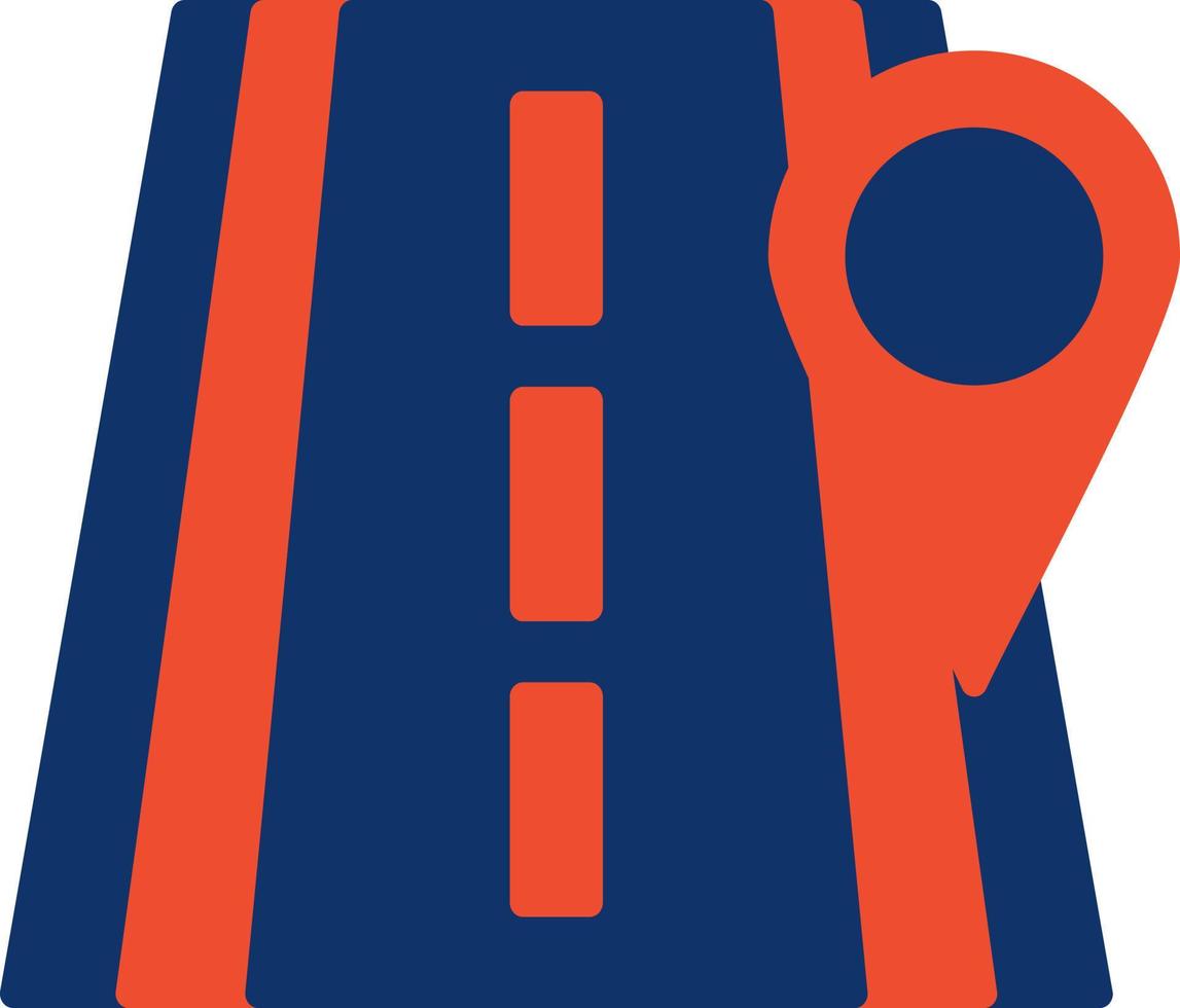 Road Location Creative Icon Design vector