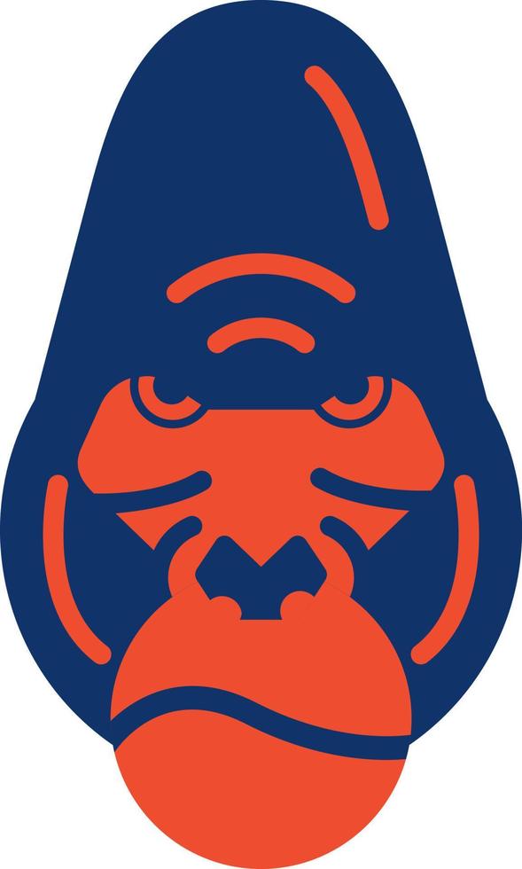 Gorilla Creative Icon Design vector