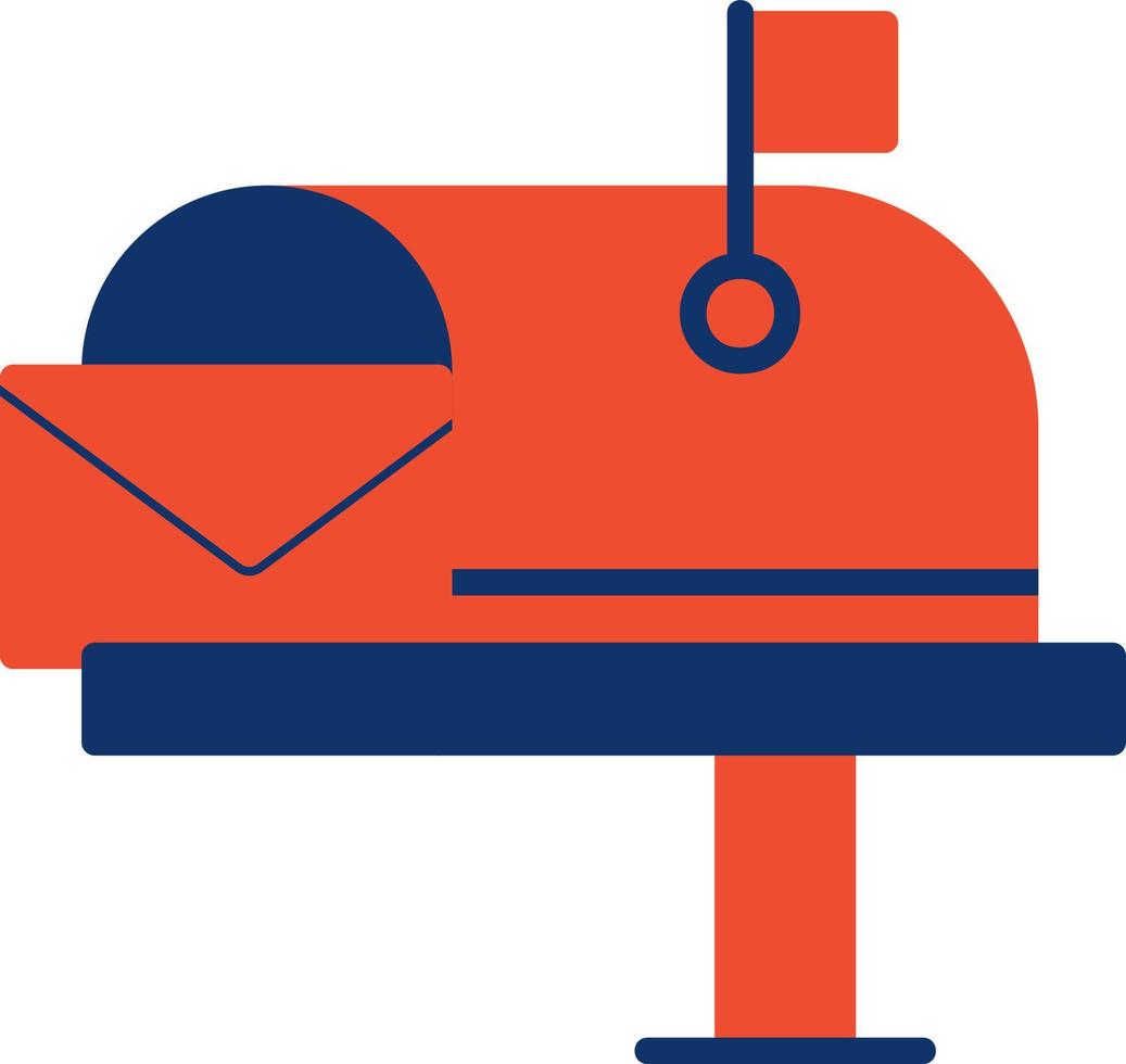 Mail Box Creative Icon Design vector