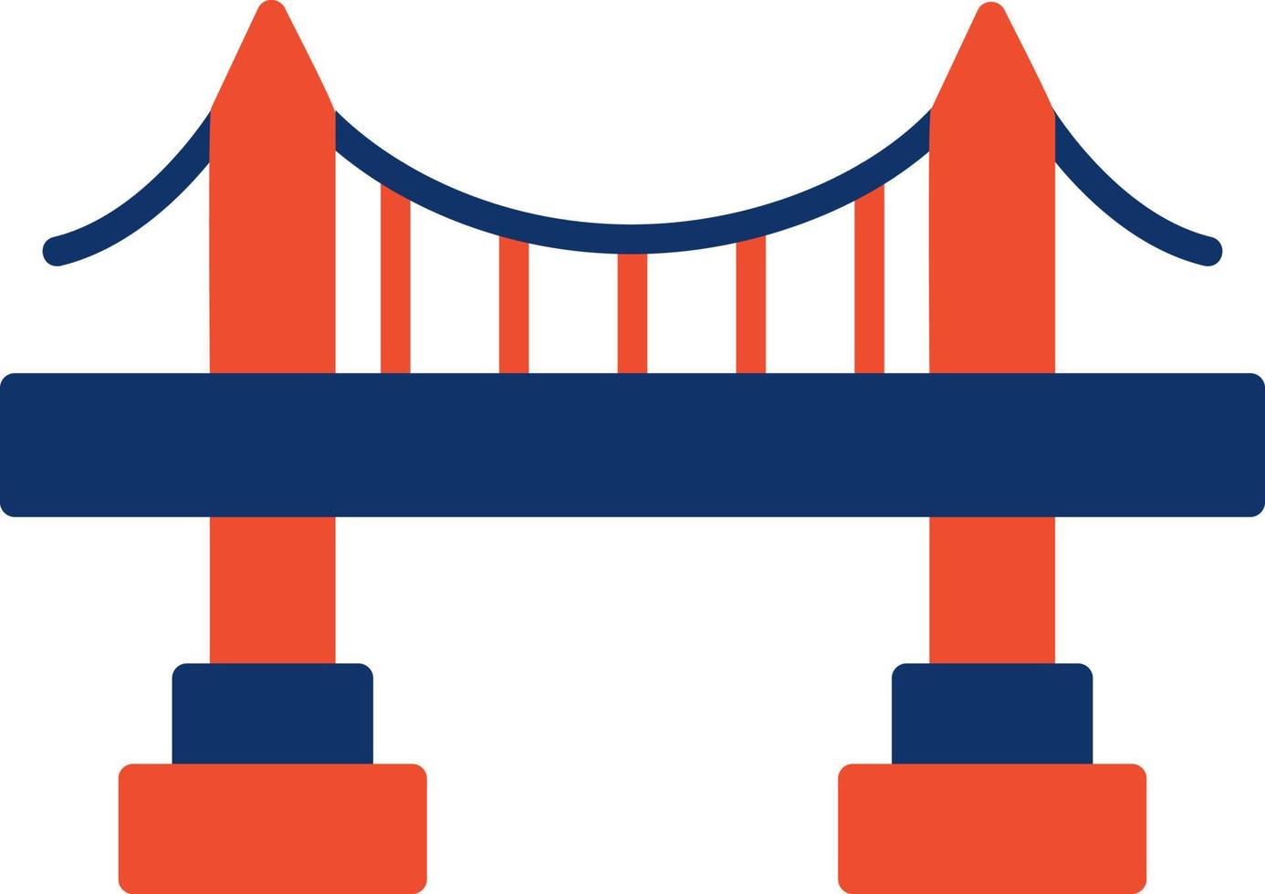 Bridge Creative Icon Design vector