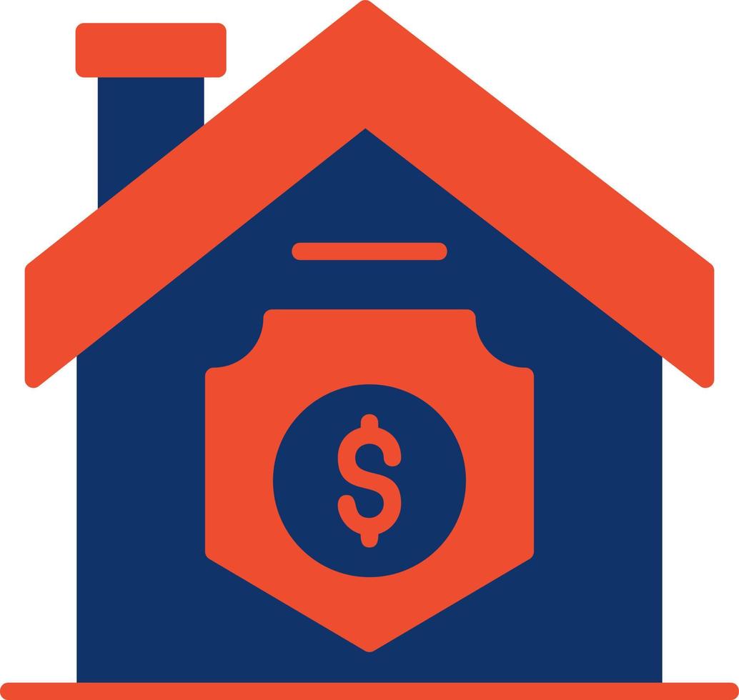 Home Insurance Creative Icon Design vector