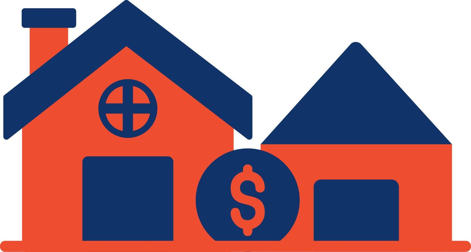 House Sale Creative Icon Design vector
