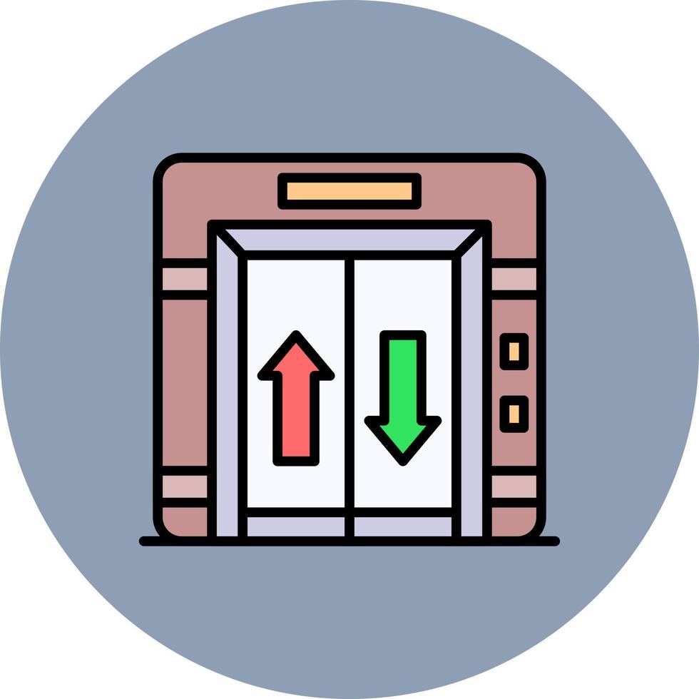 diseño de icono creativo de ascensor vector