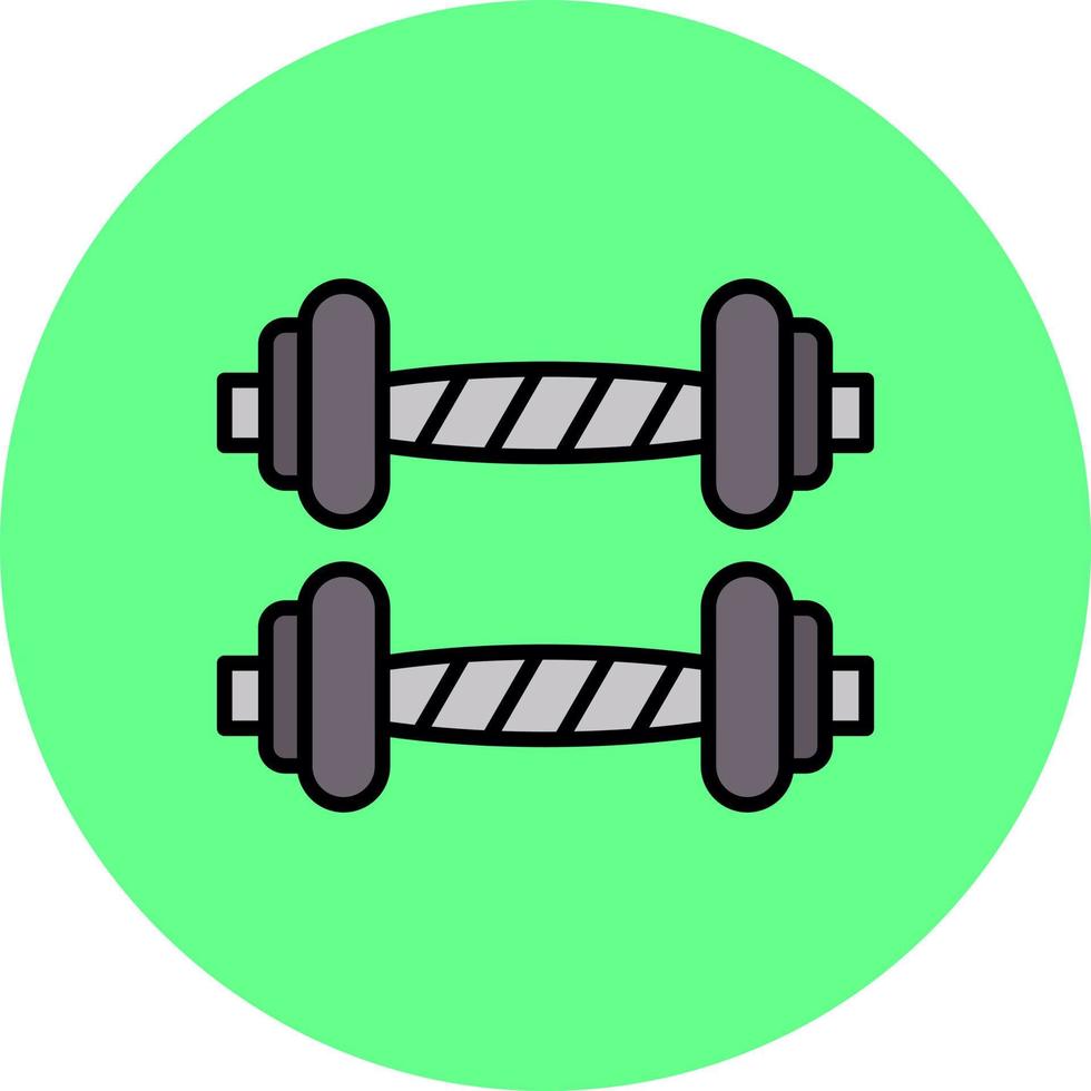 Dumbbells Creative Icon Design vector