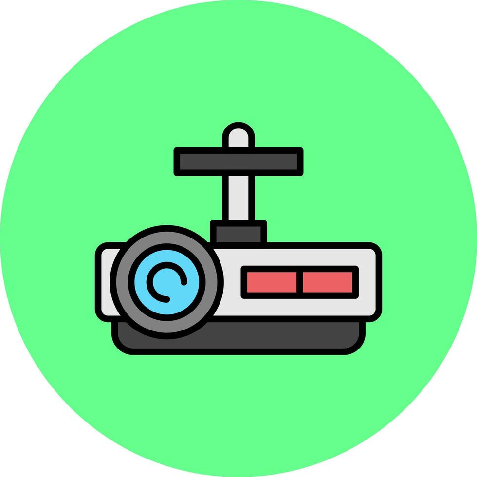 Projector Creative Icon Design vector