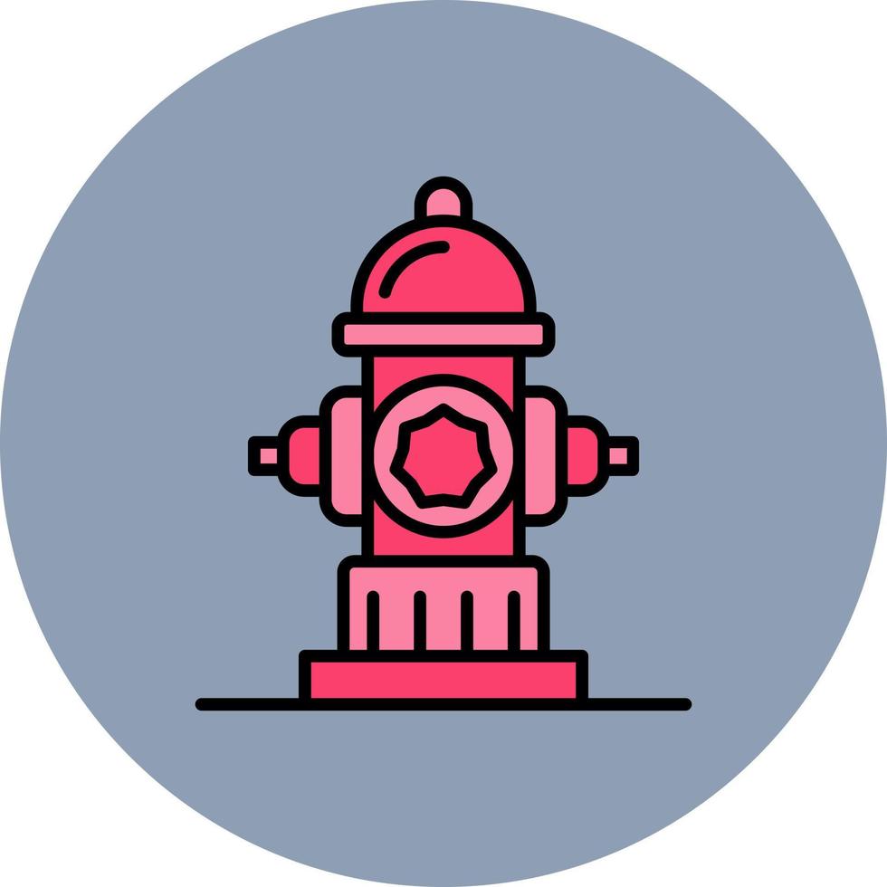 Hydrant Creative Icon Design vector